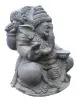 Product image 2 of the product “Ganesh, seated, 135 cm H, cast stone, hollow, antique finish 135 cm”